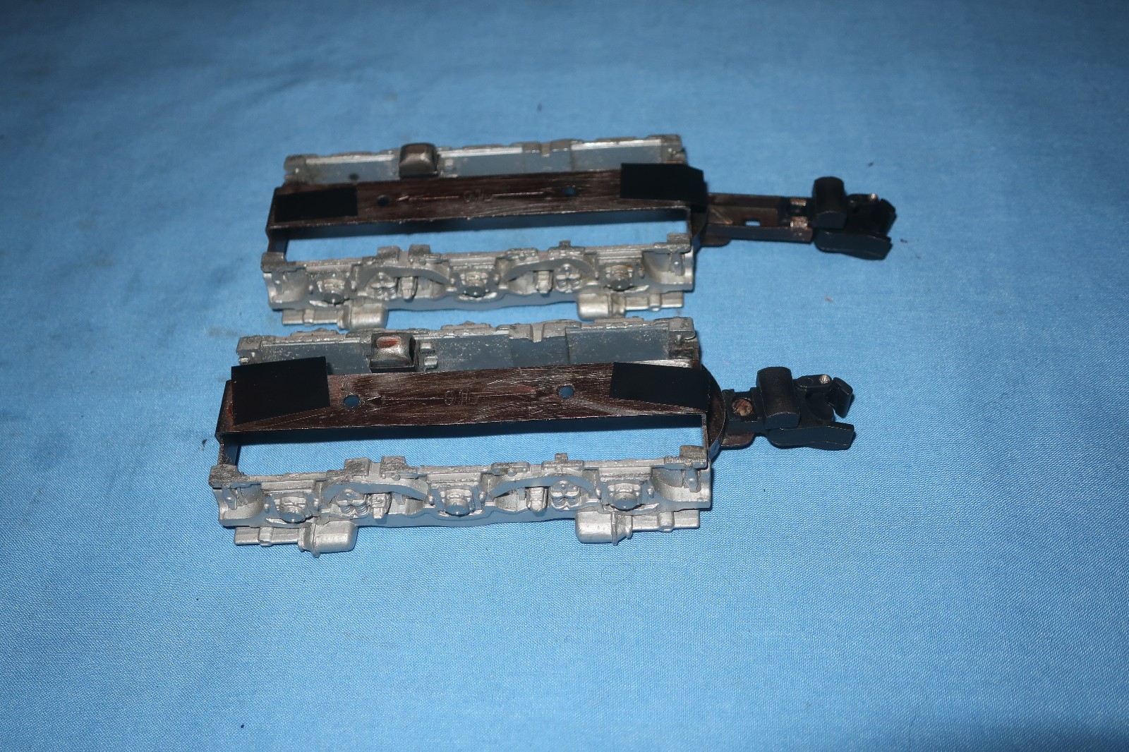 American Flyer Diesel Alco Front & Rear Side Frames w/Knuckle Couplers