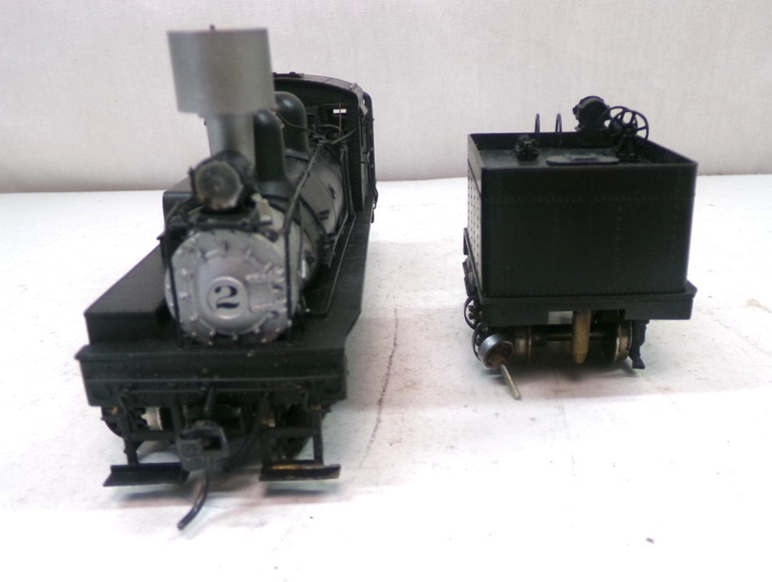 HO United Brass Winton Valley RR Shay steam engine in orig bx (lot BB 551)