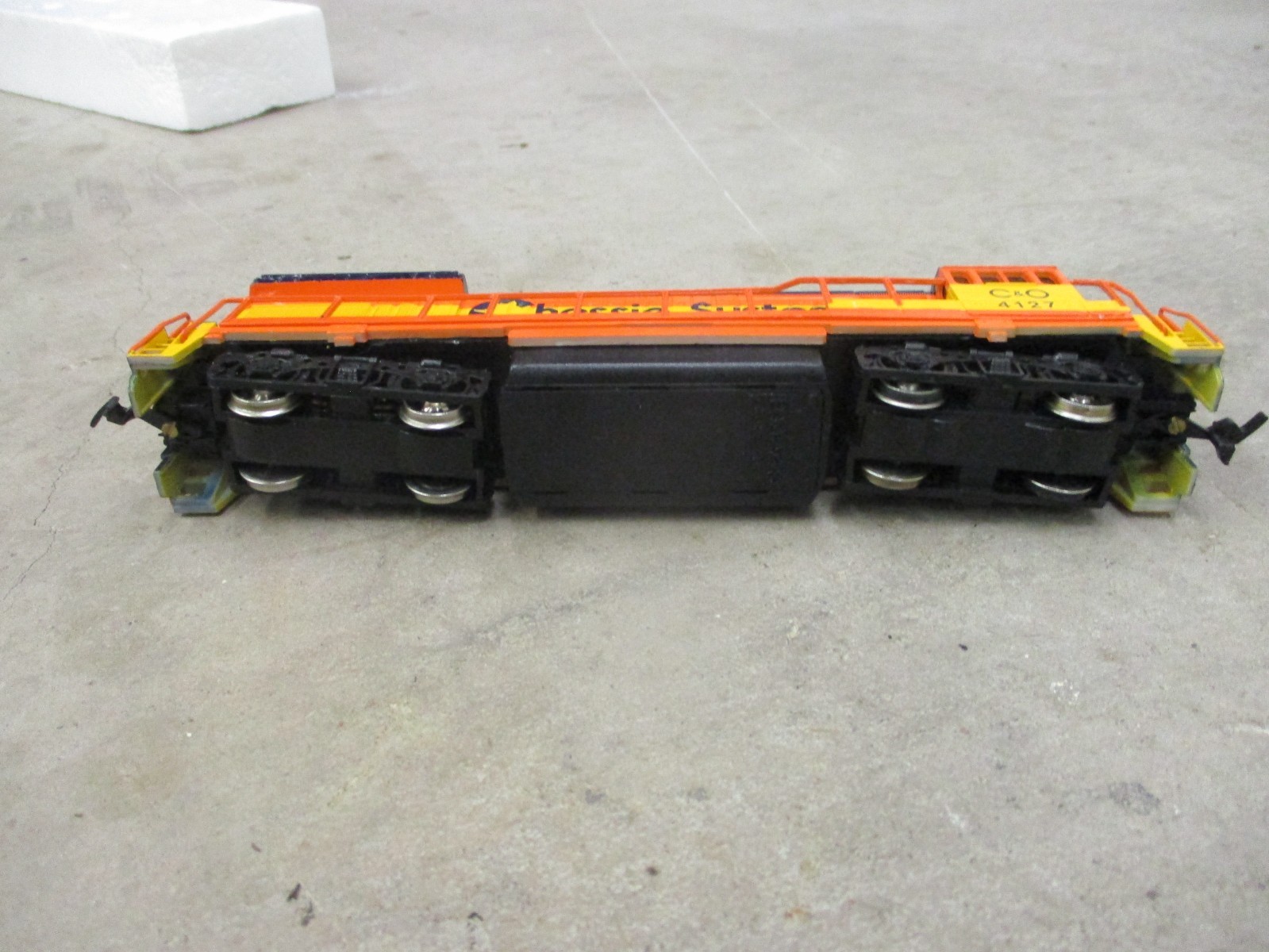 Track tested , Bachmann HO , Chessie system GE U-36B DIESEL LOCOMOTIVE