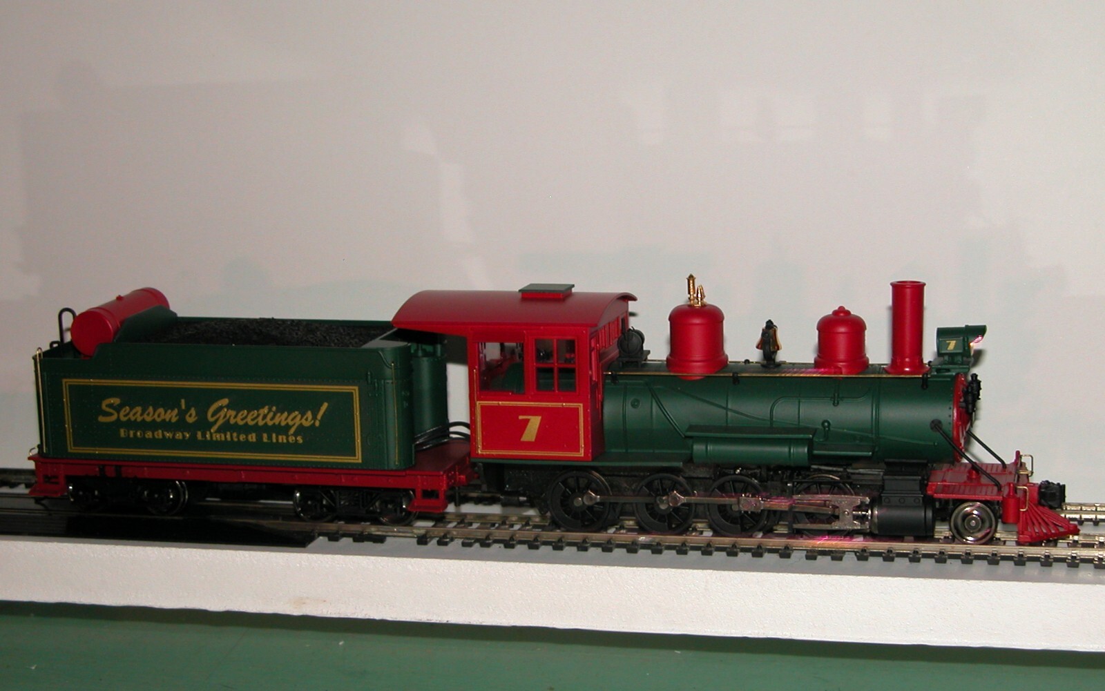 On30 BROADWAY LIMITED 910 C-16 2-8-0 STEAM LOCOMOTIVE HOLIDAY 7 DC DCC SOUND QSI