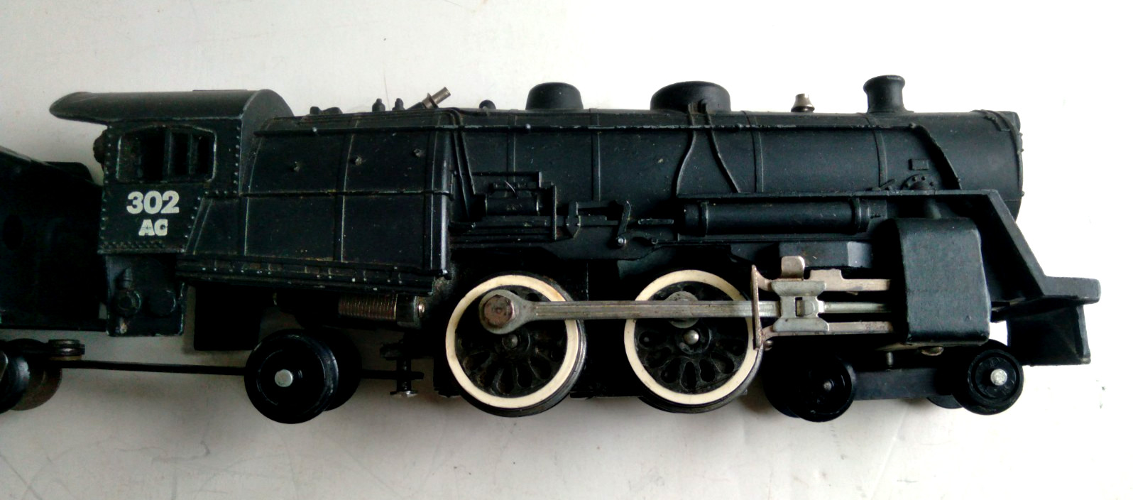 American Flyer 302 AC 4-4-2 Steam Locomotive & Tender Reading Lines S Gauge