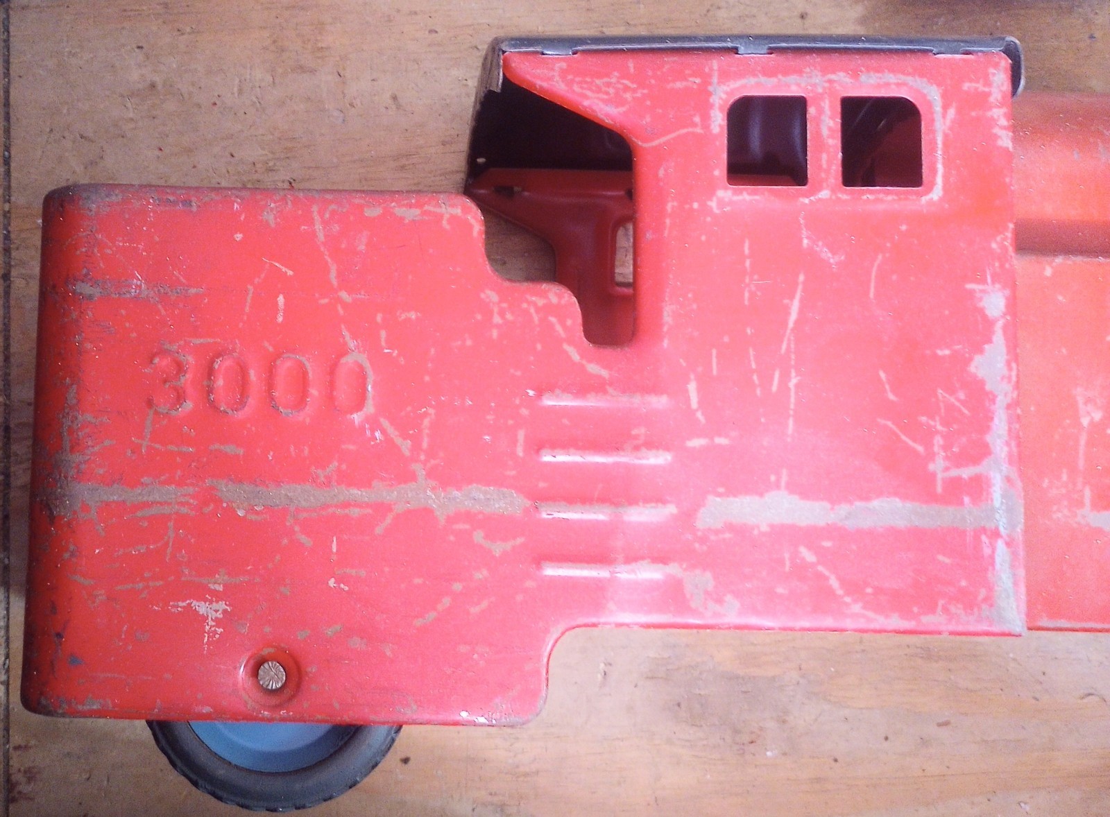 1940’s50’s Marx 3000 Streamliner Ride On Steel Train Original Condition