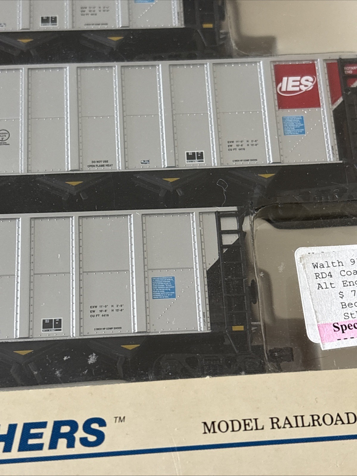 Walthers Alliant Energy (IESX) RD4 Coal Hopper 6-pack 932-7812