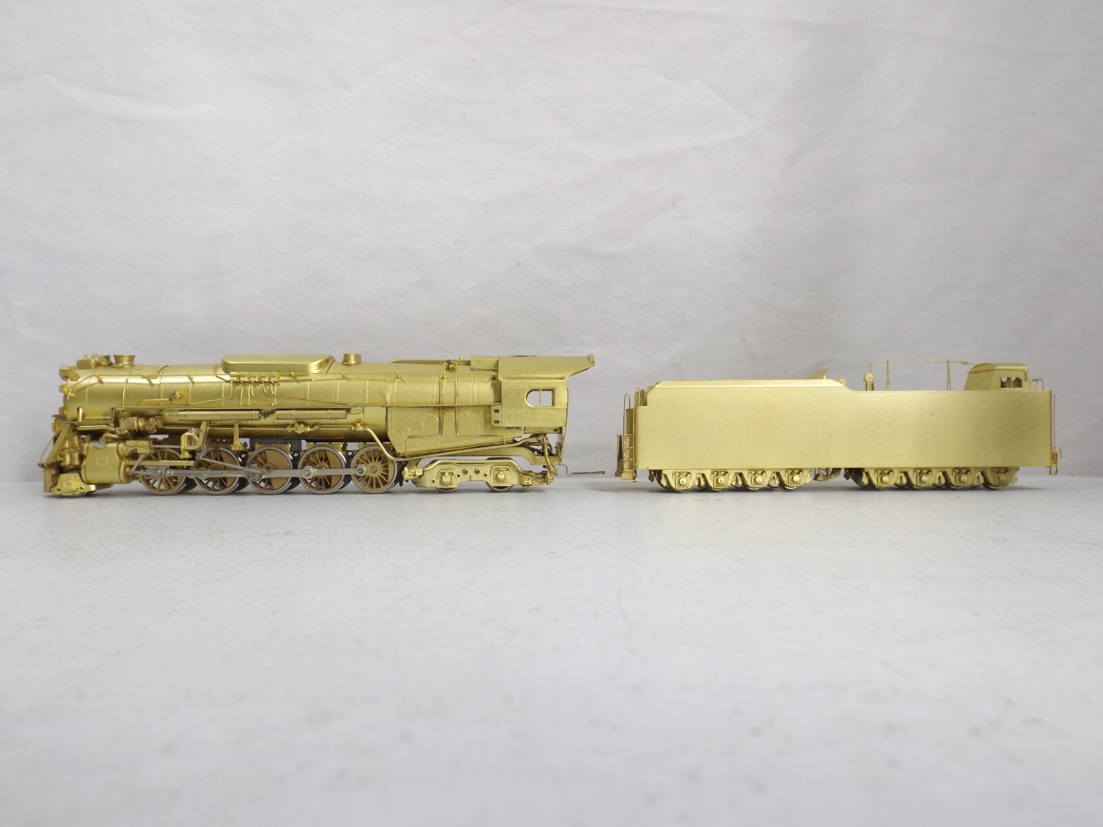 HO Sunset Models brass Pennsylvania RR 2-10-4 J1 steam engine in original box