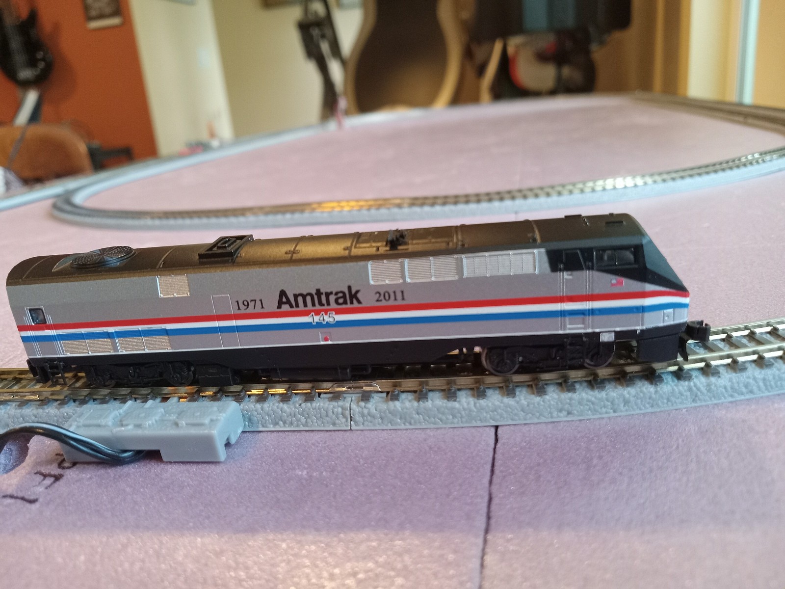 AZL Amtrak GE P42 locomotive 63509-1, Digitrax DCC installed, works great!