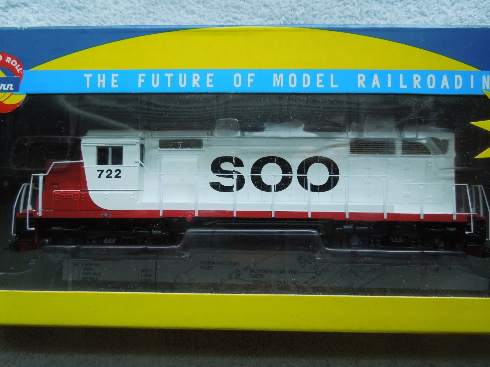 HO SCALE ATHEARN SOO LINE GP-35 LOCOMOTIVE DCC QUICK – PLUG EQUIPPED 91767