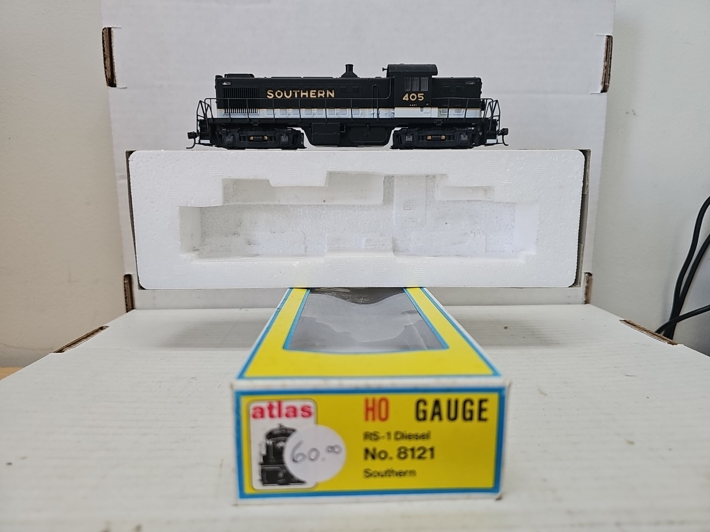 Atlas 8121 Southern RS-1 Diesel Locomotive Original Box Mint
