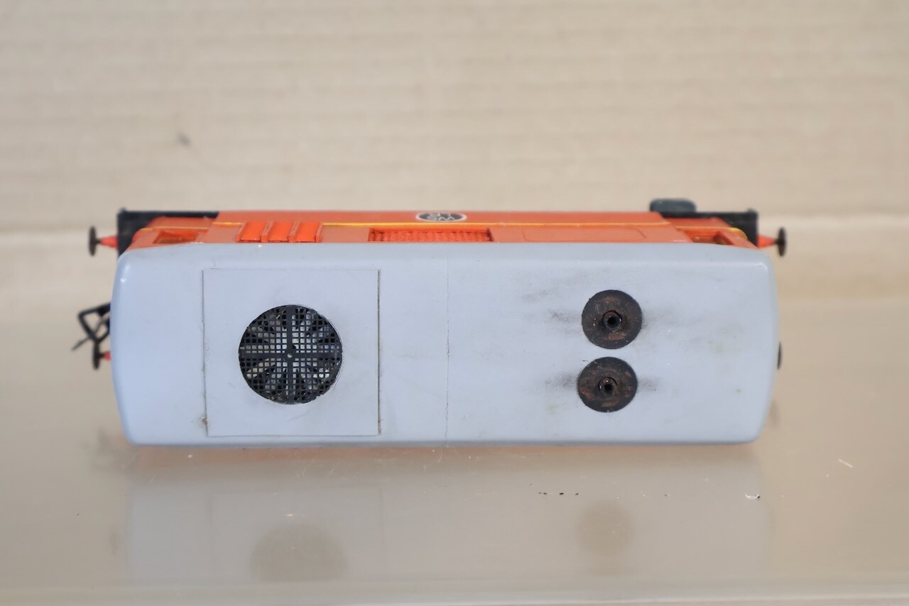 KIT SCRATCH BUILT O-16.5 NARROW GAUGE WSLR ORANGE DIESEL LOCOMOTIVE om