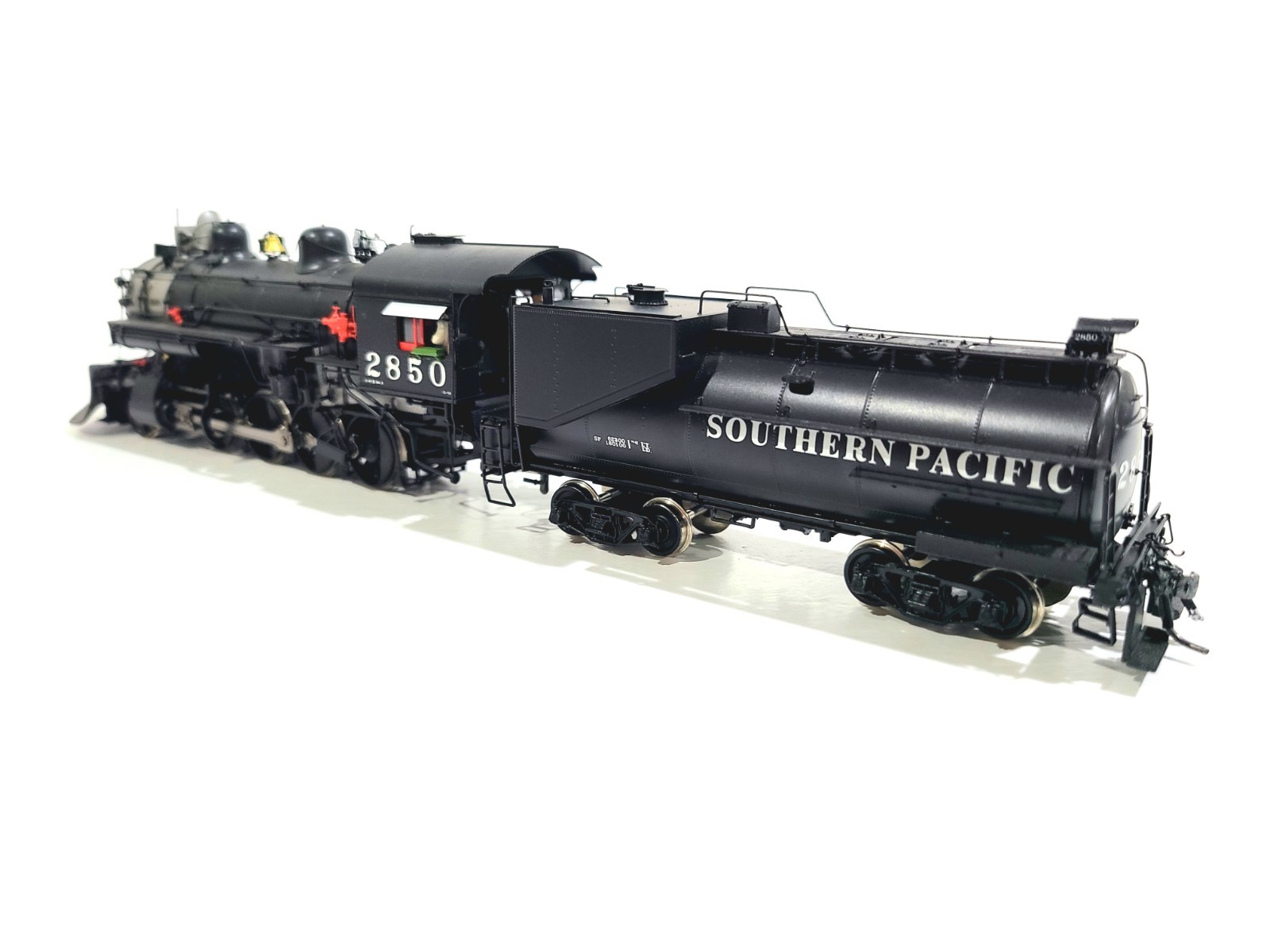 Challenger CIL Boo-Rim SP C-10 2-8-0 Southern Pacific Plow 2850 HO Brass #2518.1