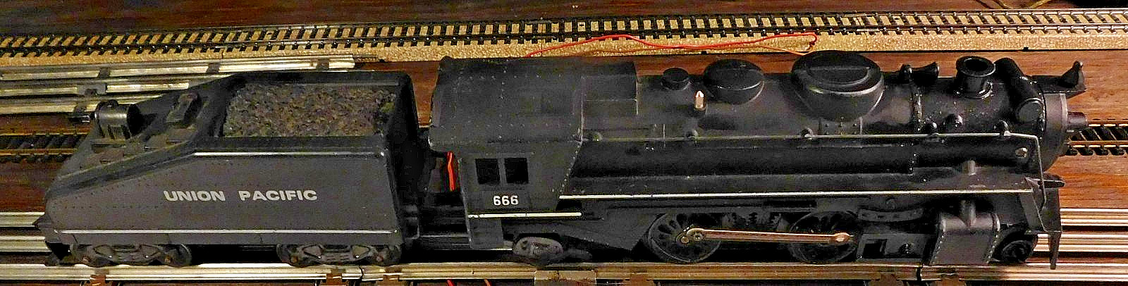 MARX 2-4-2 Smoker Locomotive ~ Union Pacific ~ Double-Reduction Rd# 666 – O