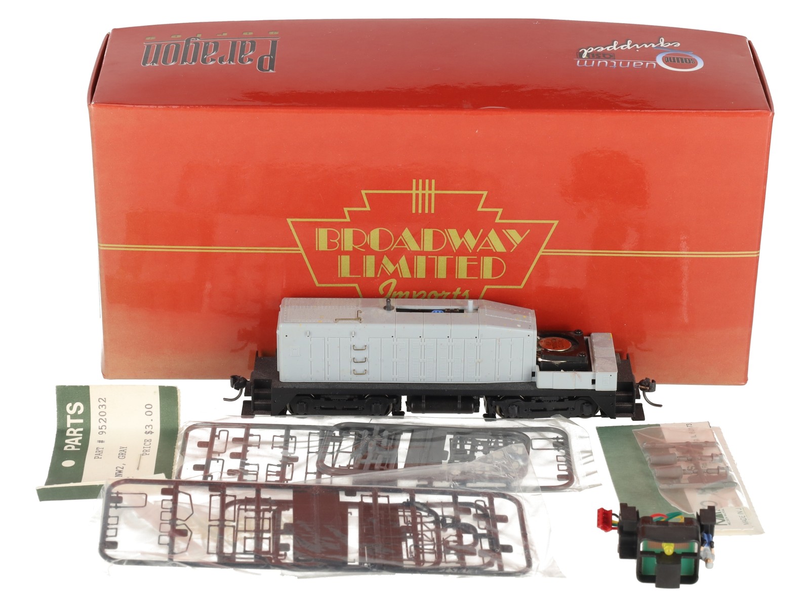 Broadway Limited 651 HO Undecorated SW7 Phase 1 EMD Diesel Switcher/Box