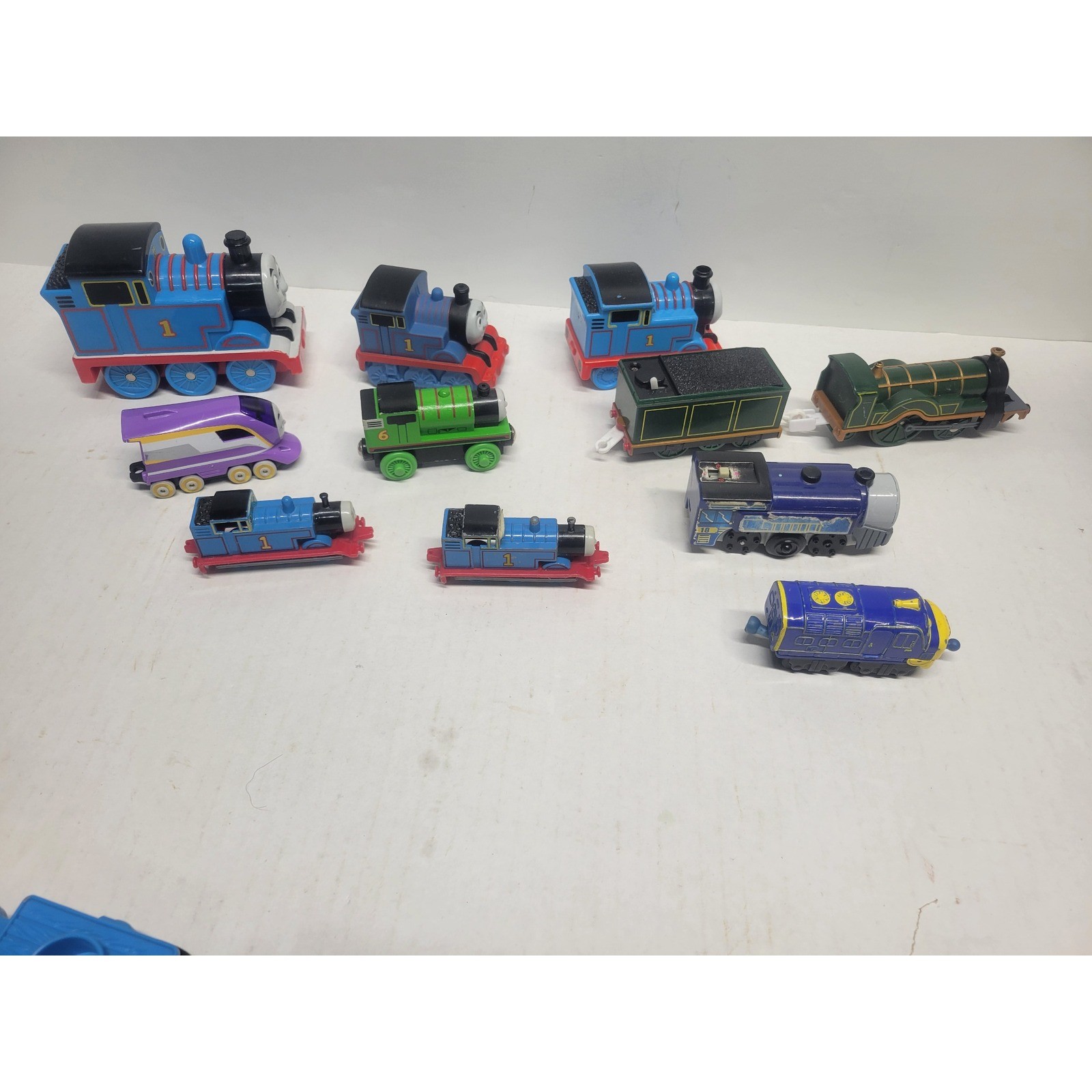 Thomas & Friends Chuggington Train Lot 10pc Wood Diecast Plastic Mixed Engines