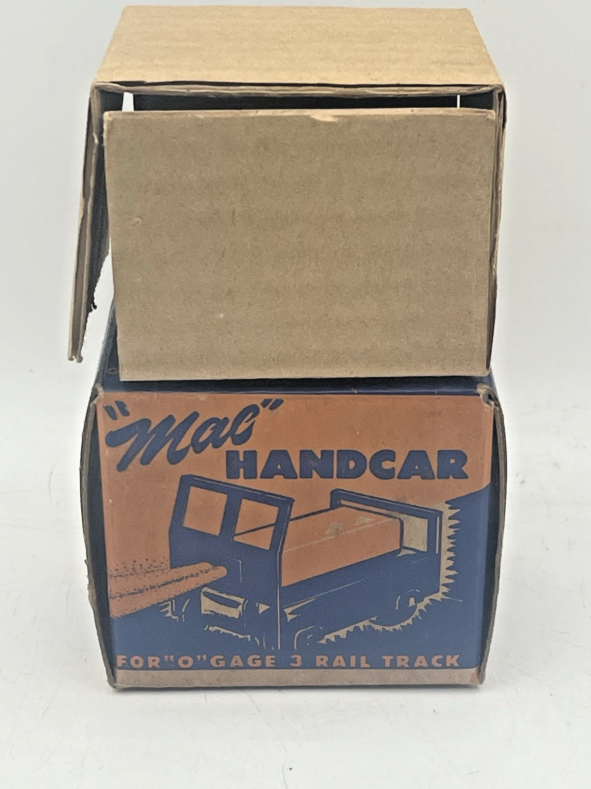 General Models Corporation O Gauge ‘Mac’ Handcar in Solid Original Box w/Insert