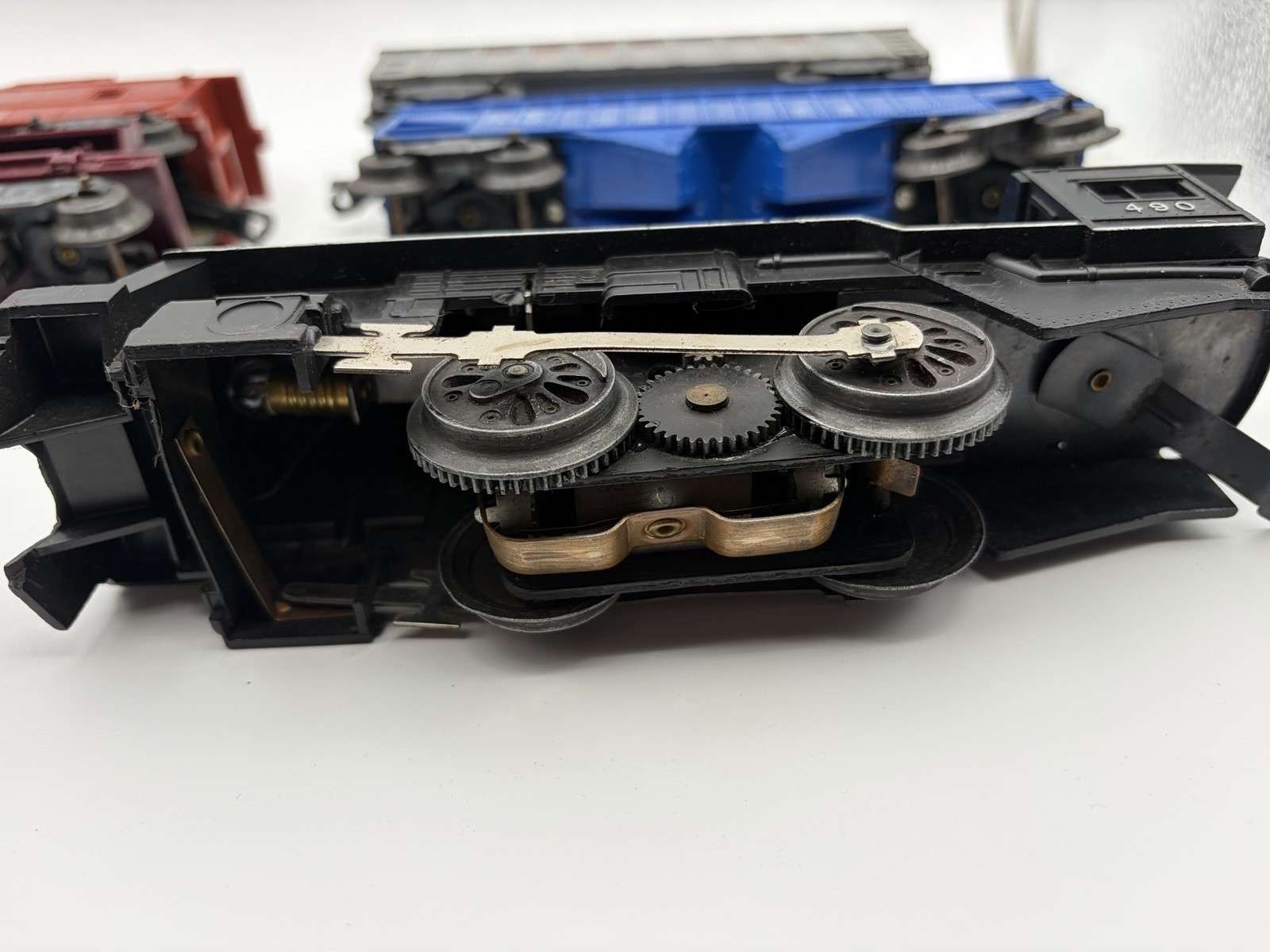 Vintage Marx 490 New York Central Train Set. With Transformer and Track. c Descr