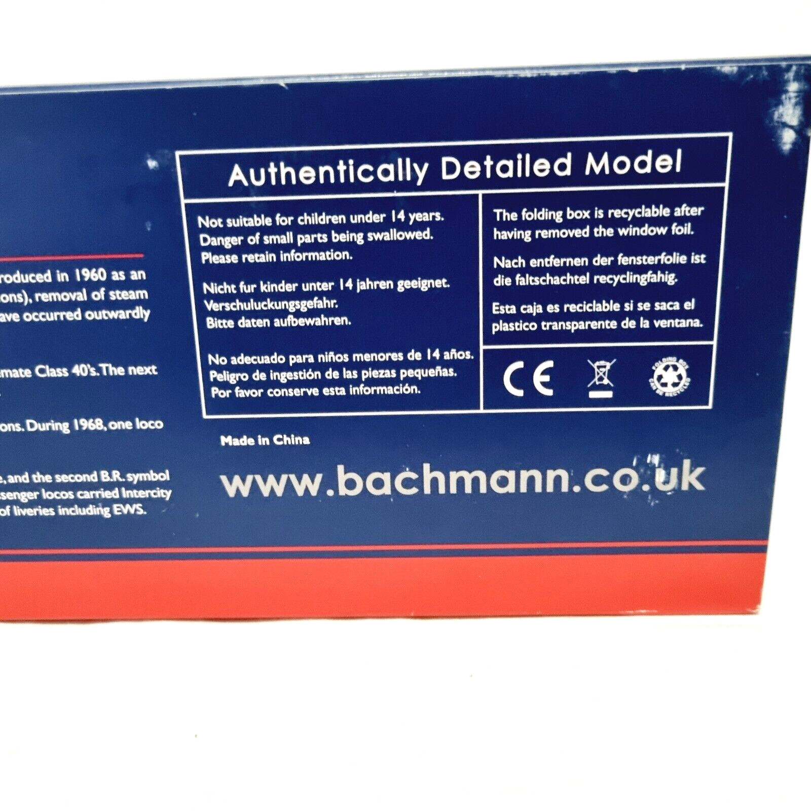 Bachmann Branchline 32-385 Class 37 DB Schenker 4 Diesel 37419 1:76 OO Gauge