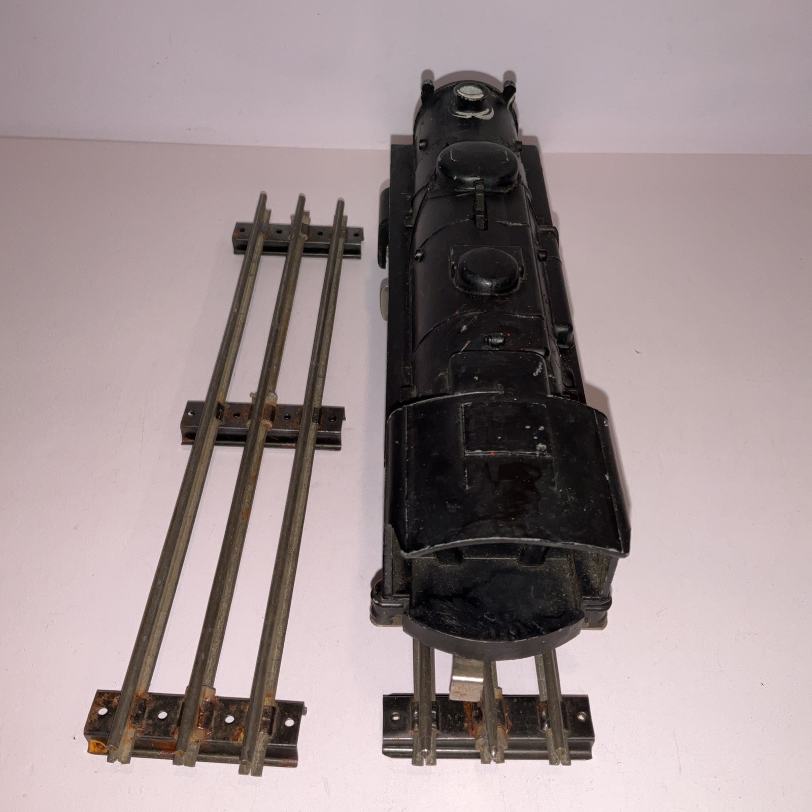 Vintage Toy Train Locomotive #6110 w/ Track – Untested