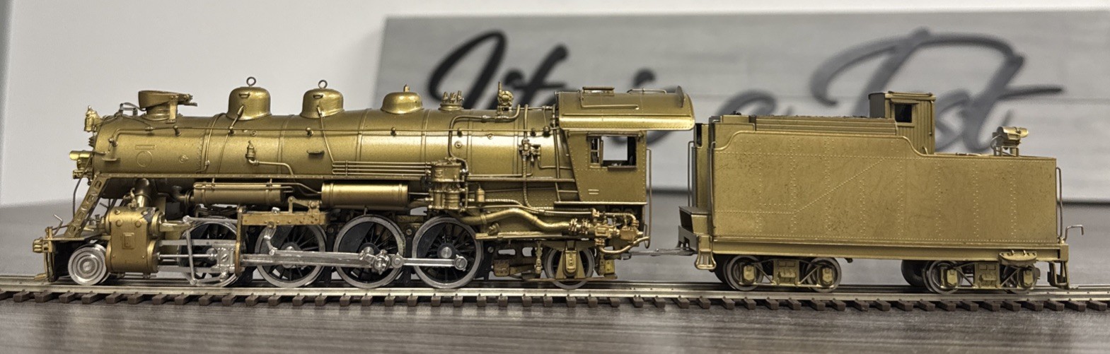 Key Imports HO Brass Mikado D&RGW 2-8-2 K-59 Steam Engine – Unpainted & LNIB!