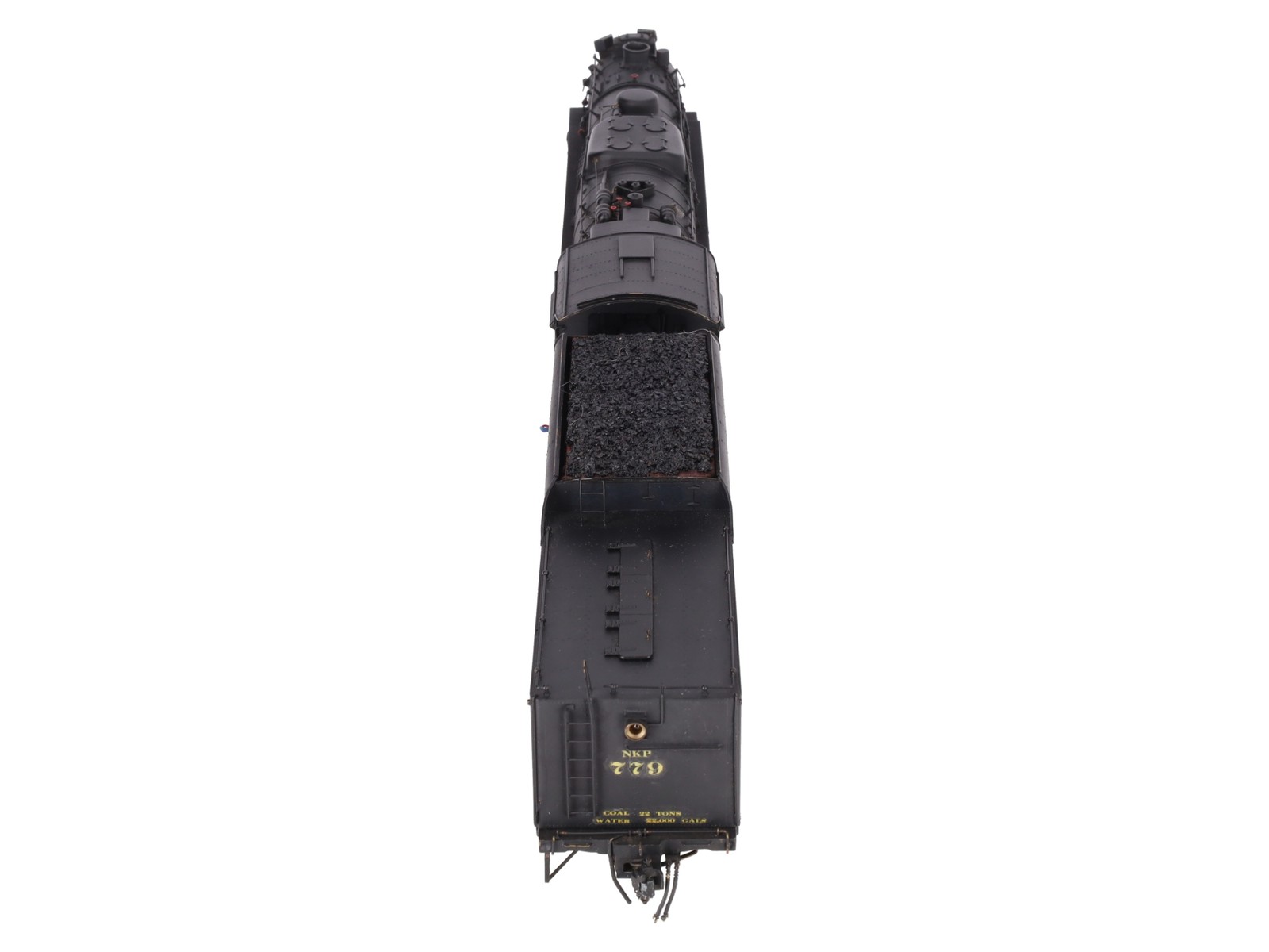 US Hobbies O 2-Rail Brass NKP 2-8-4 Steam Locomotive & Tender #779 – Painted/Box