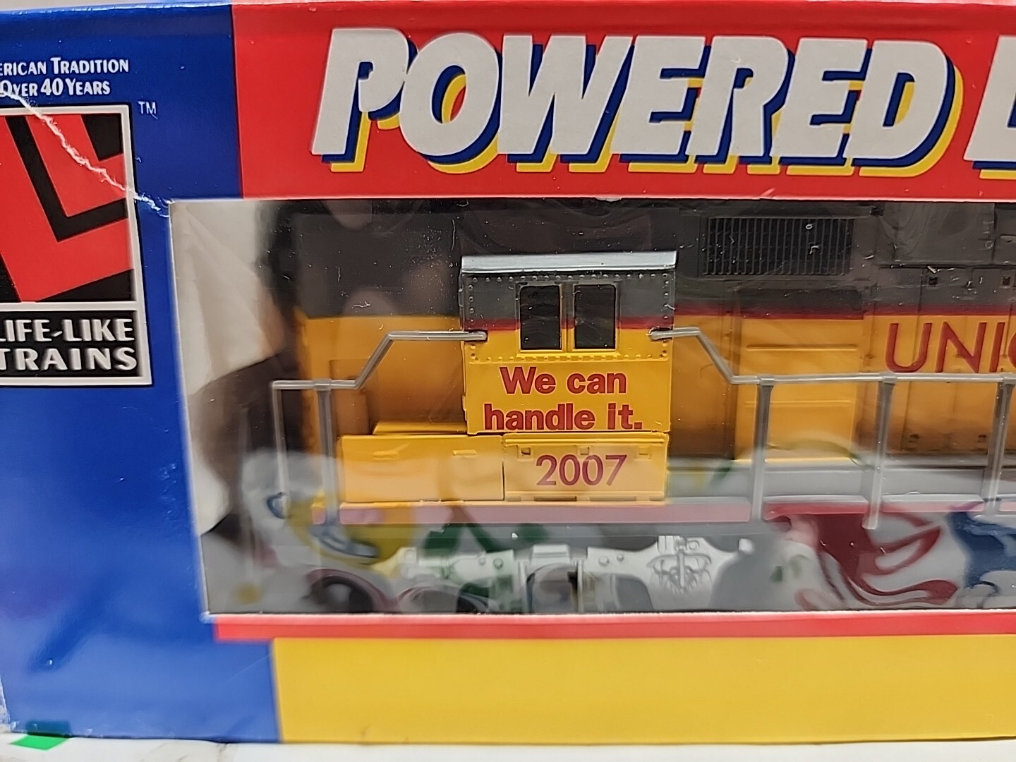 HO Scale GP38 Union Pacific Powered Diesel Loco #2007-Estate Sale-In Box WORKING