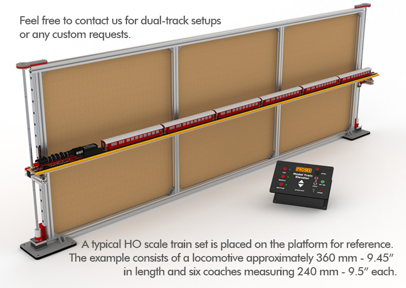 PROSES PTE-180 Model Train Elevator – Where a Helix Won’t Fit for HO, N, TT …