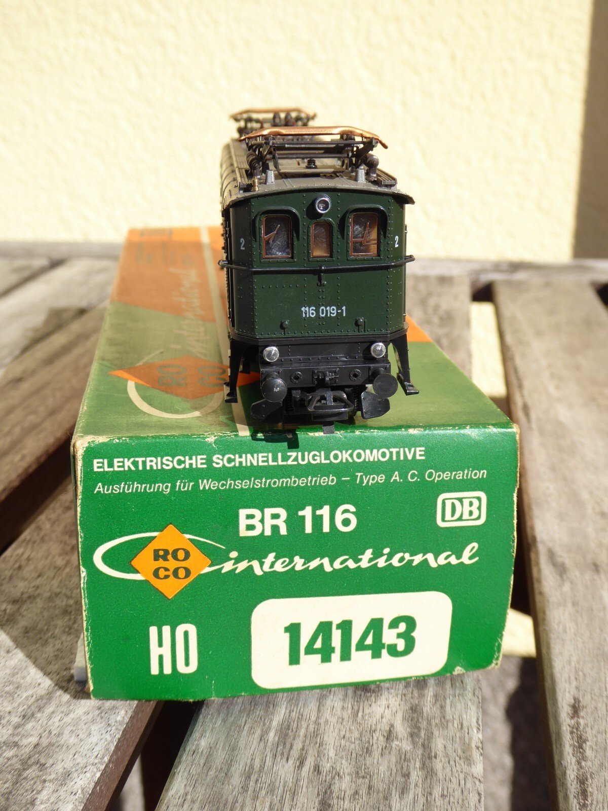 Roco 14143 H0 3-Leiter Direct Current Dc Locomotive Br 116 019-1 DB Epoch 4