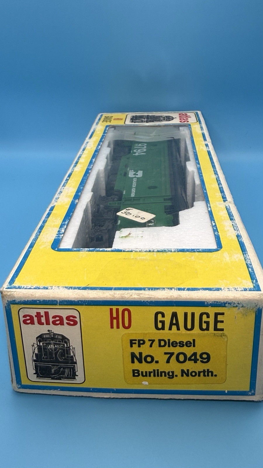 Atlas HO Burlington Northern FP7 9794 Powered Diesel Made in Austria As Is