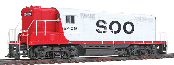 SOO LINE GP9 HIGH HOOD SWITCHER -DC/DCC Ready- HO Scale -“RED NOSE”-NEW OOP RARE