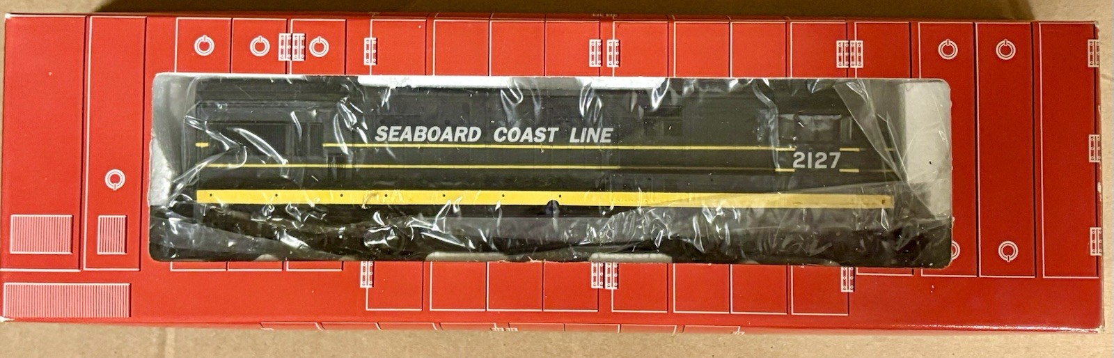 HO Scale Atlas 8535 SCL Seaboard Coast Line U36C Diesel #2125 New In Box
