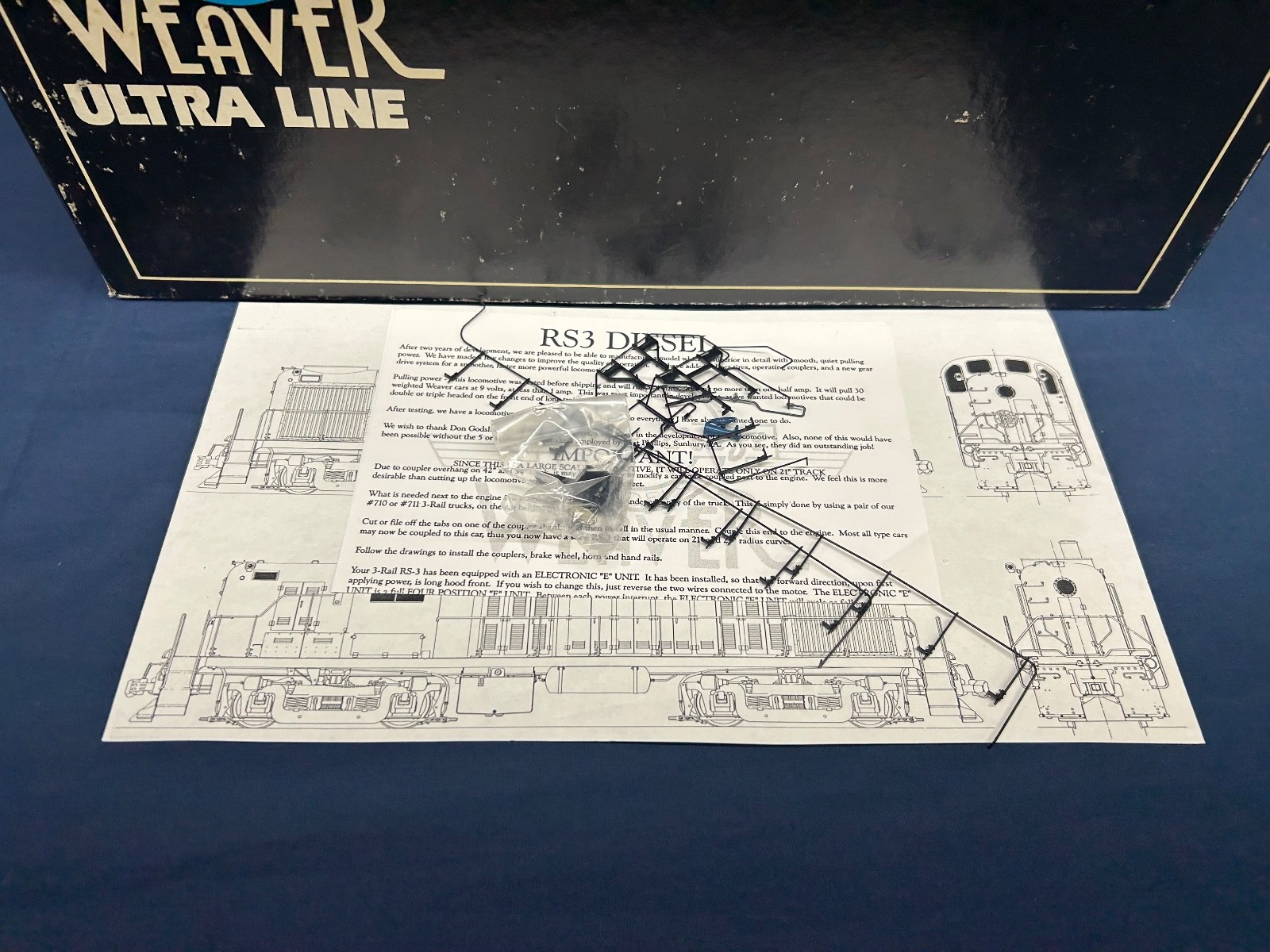 Weaver Delaware & Hudson #4085 RS-3 Diesel Engine w/ True Blast 2 5519