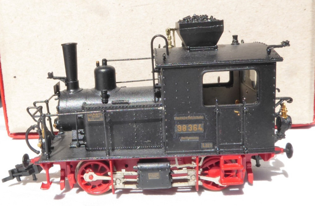 Merker Fischer Rai-M H0 Steam Locomotive BR 98 364-98 367 DRG Epoche II Rare