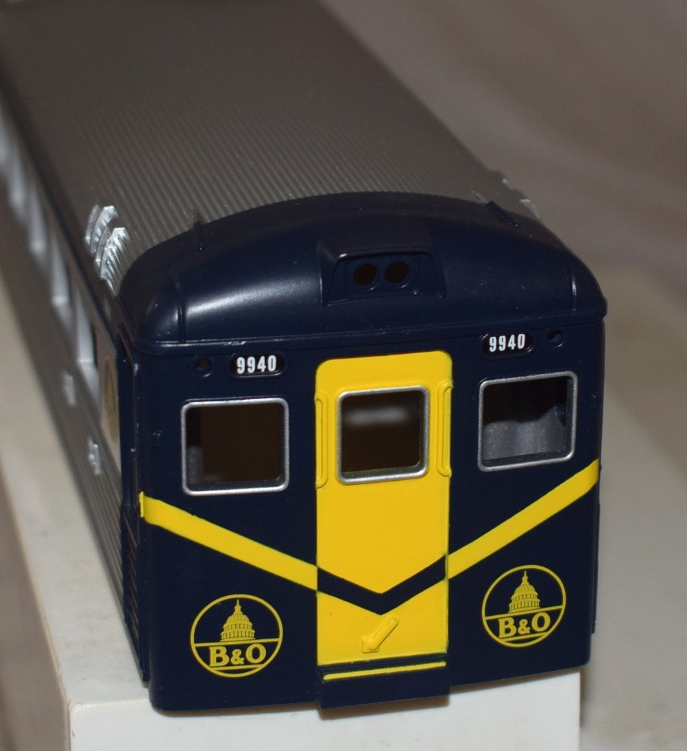 MTH Budd RDC Car Shell Baltimore & Ohio B&O #9940 – O Gauge Production Sample