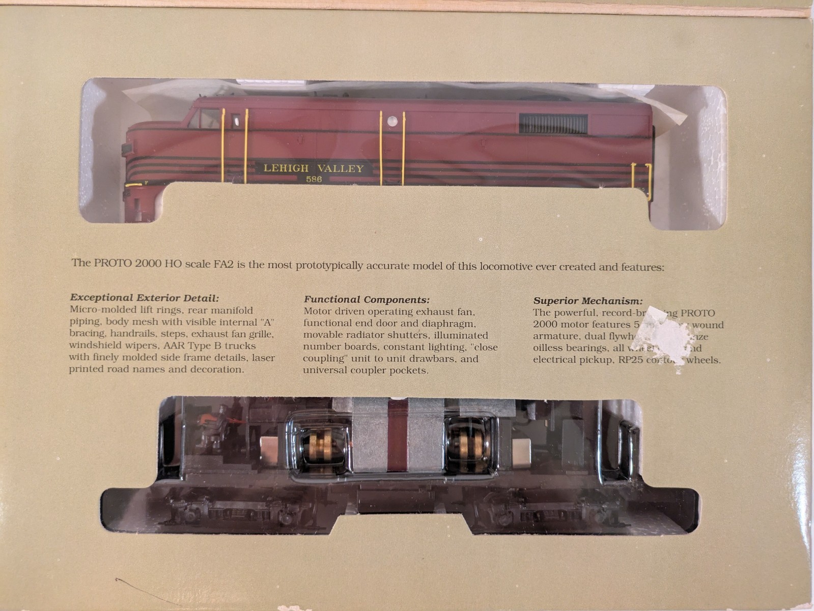 HO Alco FA2 LV Lehigh Valley DC NIB NOS # 8365