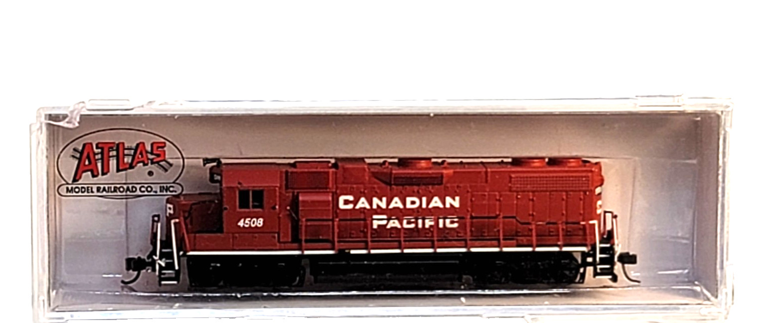 N ATLAS 40 000 628 EMD GP38-2 Canadian Pacific Loco #4508 (Tested DC) knuc cplrs