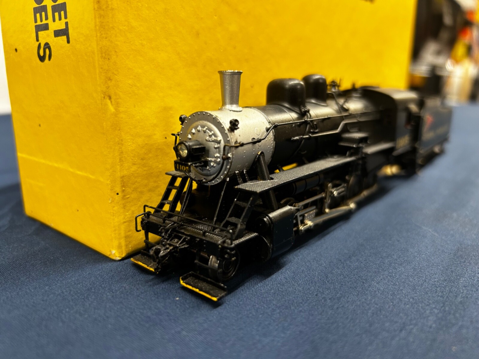 Sunset Models HO Brass Western Maryland #1105 2-10-0 Frisco FPB Steam Engine