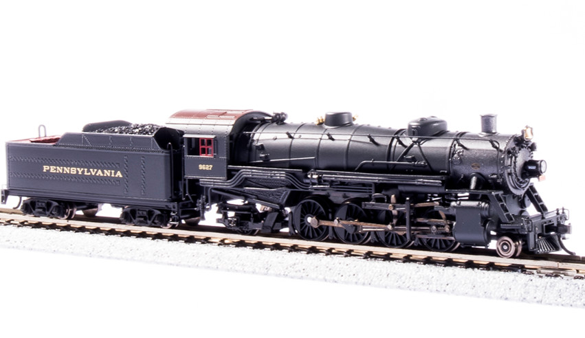 BROADWAY LIMITED 3990 N SCALE USRA Light Mikado PRR 9627 Paragon4 Sound/DC/DCC