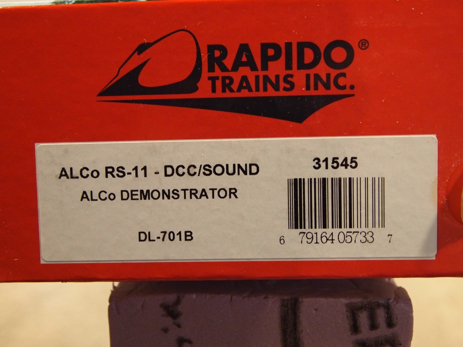 RAPIDO 31545 ALCO RS-11 / DL-701B ALCO DEMONSTRATOR ROAD No.DL-701B DCC/SOUND