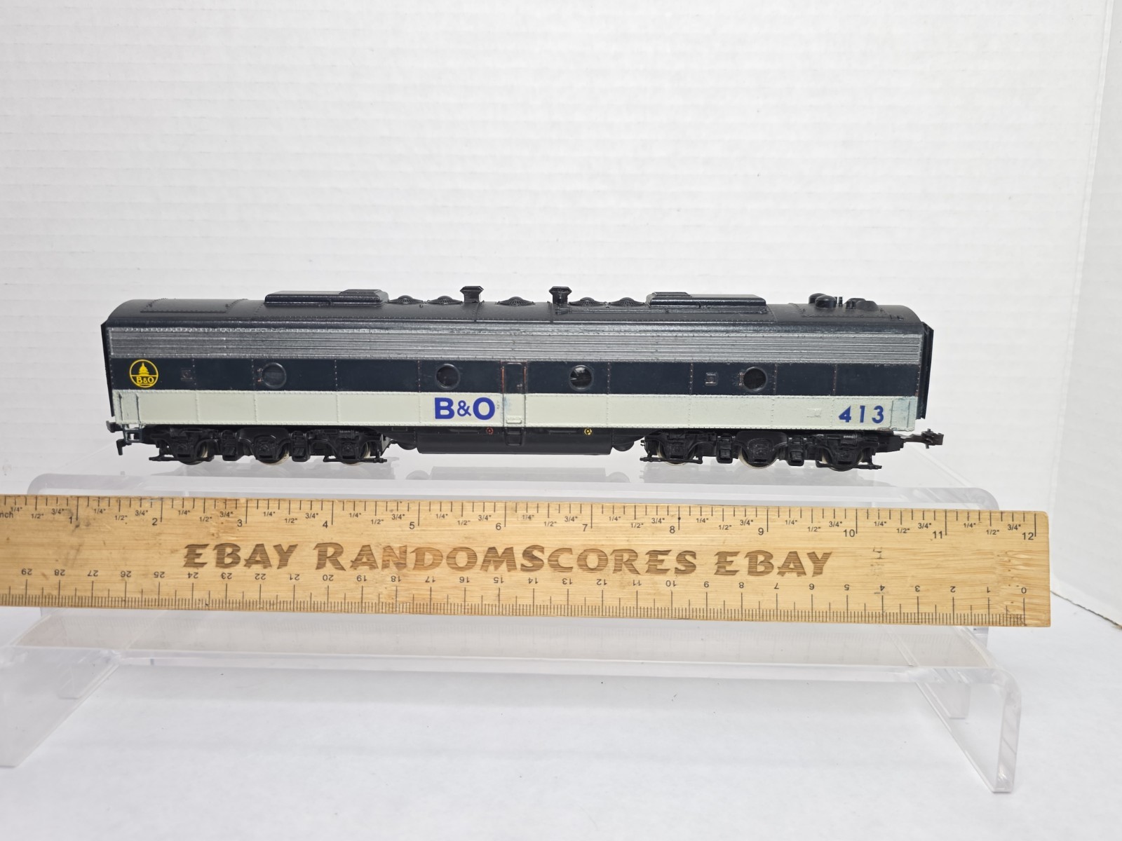 Rivarossi HO Scale Dummy Custom E-8 B Unit Diesel Locomotive B&O 413 Baltimore
