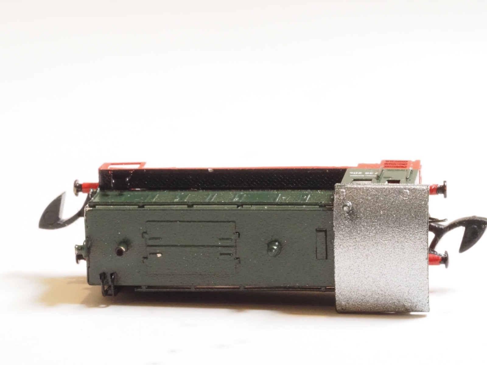 Hand built BRASS V36 204 DR POWERED Diesel Switcher Locomotive Z-Scale Z Gauge