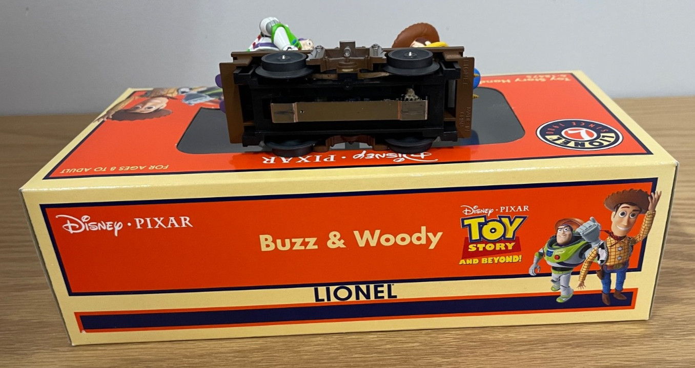 Lionel 6-18475 Disney Pixar Toy Story Handcar O Gauge Train Buzz Lightyear Woody