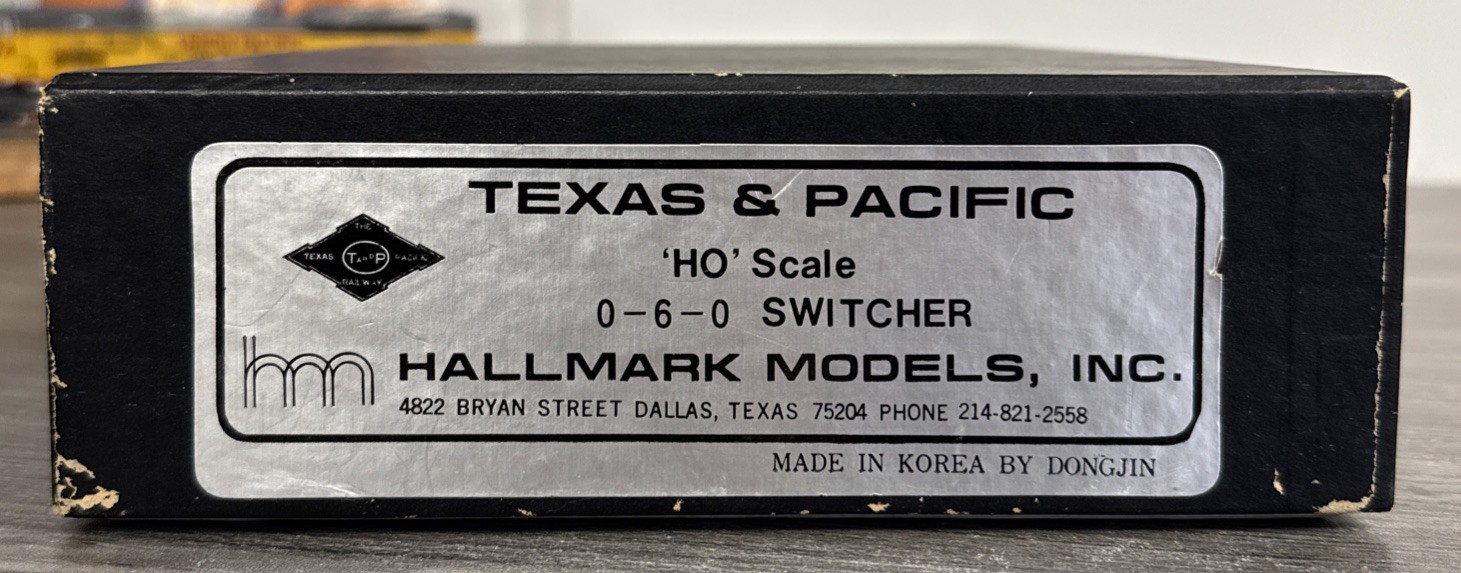 Hallmark Models, Inc. HO Brass #HSO294 Switcher Texas & Pacific 0-6-0 B-6 NIB!