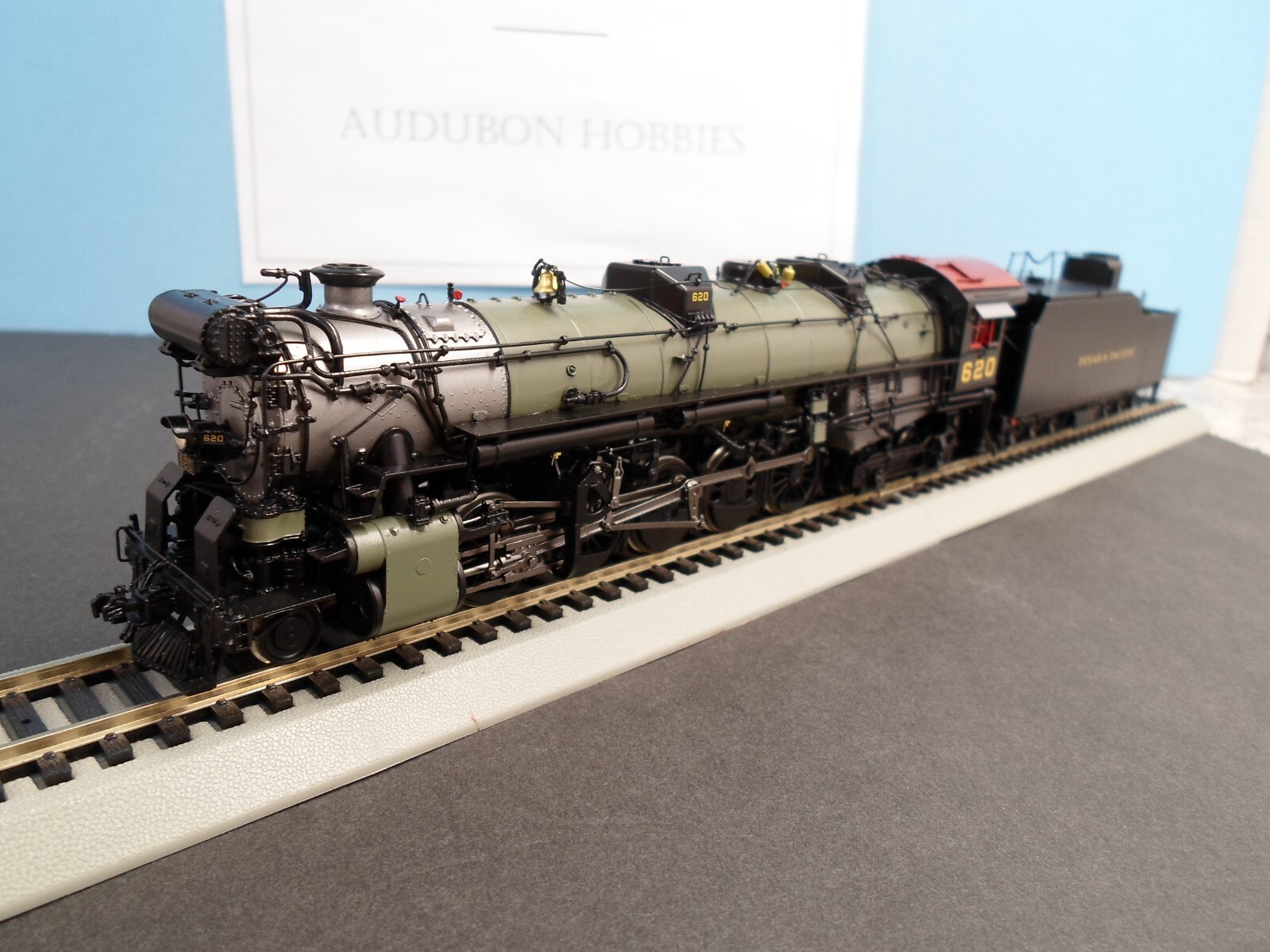 Glacier Park Models T&P I-1-ar Class 2-10-4 #620 Green Boiler Modernized, 1950’s