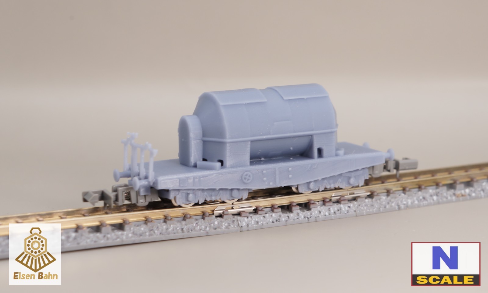 1/160 (N-scale) WWII German V2 Liquid Oxygen tank wagon /w wheels resin kit