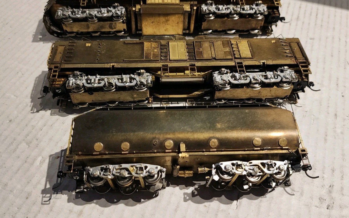 Alco Models HO Scale Brass Gas Turbine Set 3 Units Undecorated