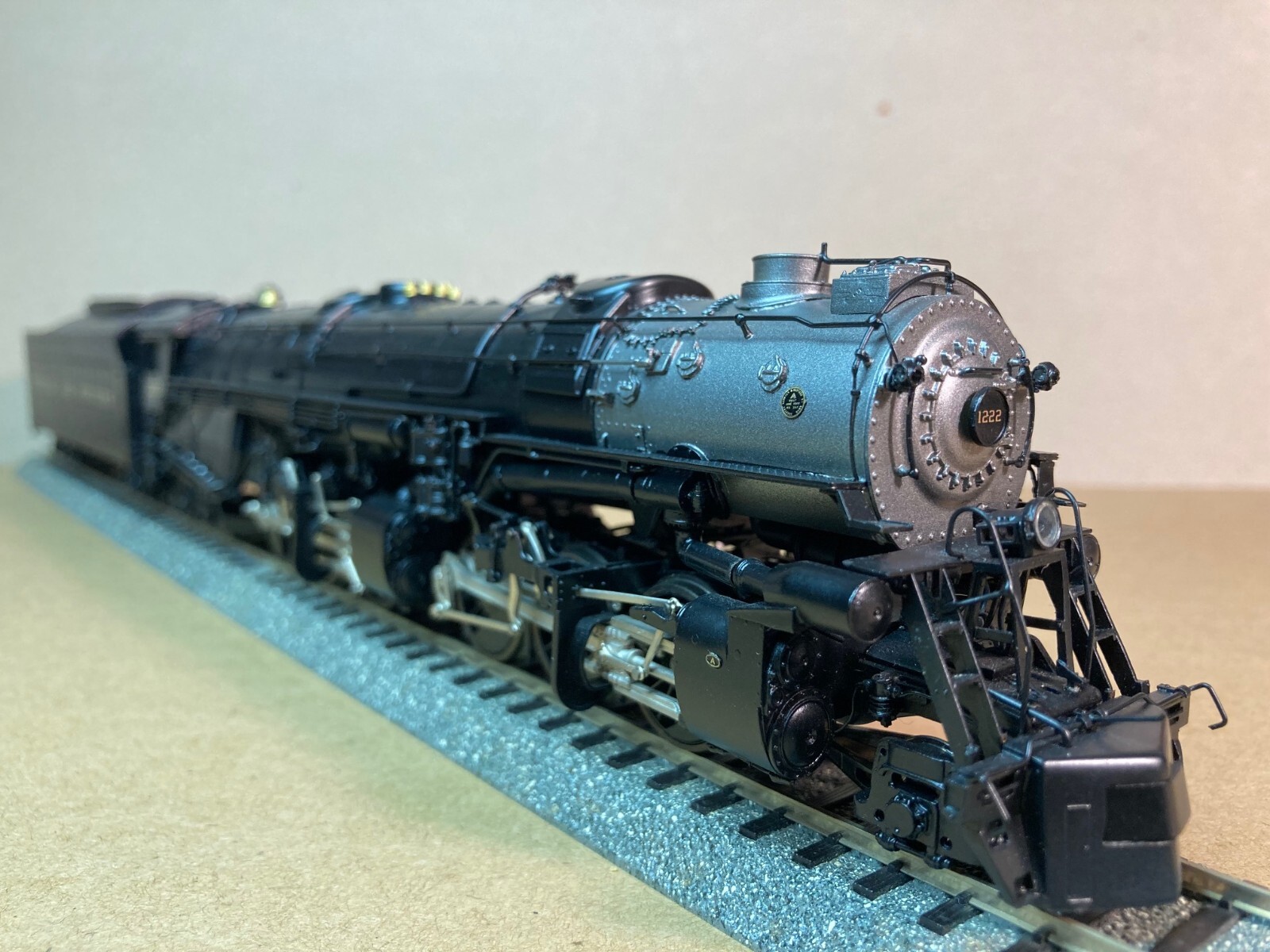 Norfolk & Western 2-6-6-4 Class A Rd #1222, PSC #17094-1 Factory Ptd Brass New