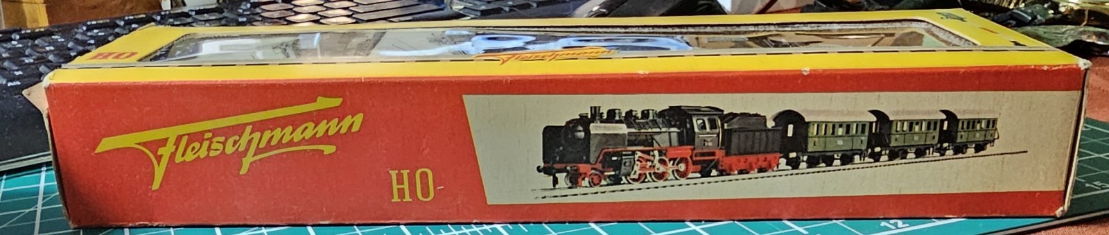 Fleischmann 1338 HO DB Class E 40 Electric Engine Deutsche Bundesbahn Box,Lights