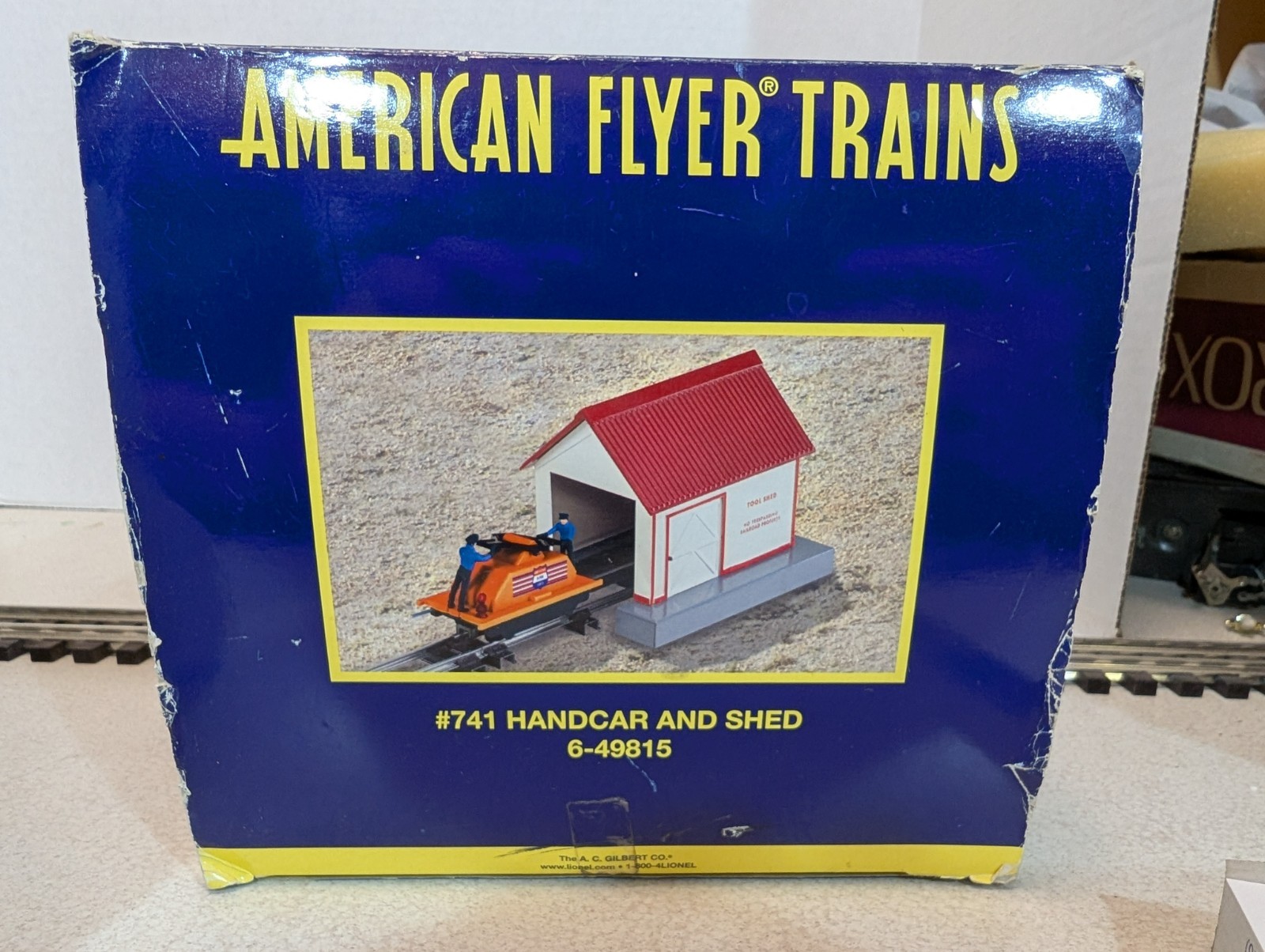American Flyer 6-49815 #741 Handcar & Shed ~READ DESCRIPTION~