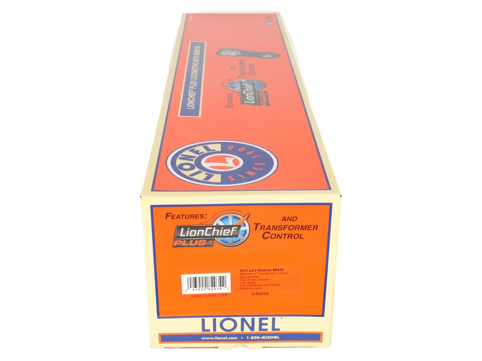 Lionel 6-84934 O New York Central LionChief+ Hudson Steam with Bluetooth #5425