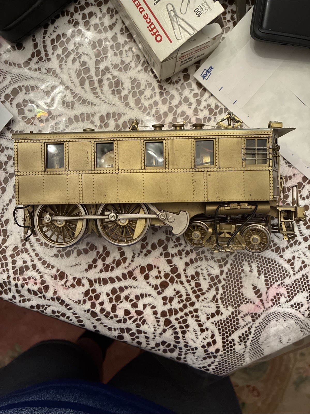 Sunset Models Brass Pennsylvania Railroad O Gauge DD-1 Electric Model Train