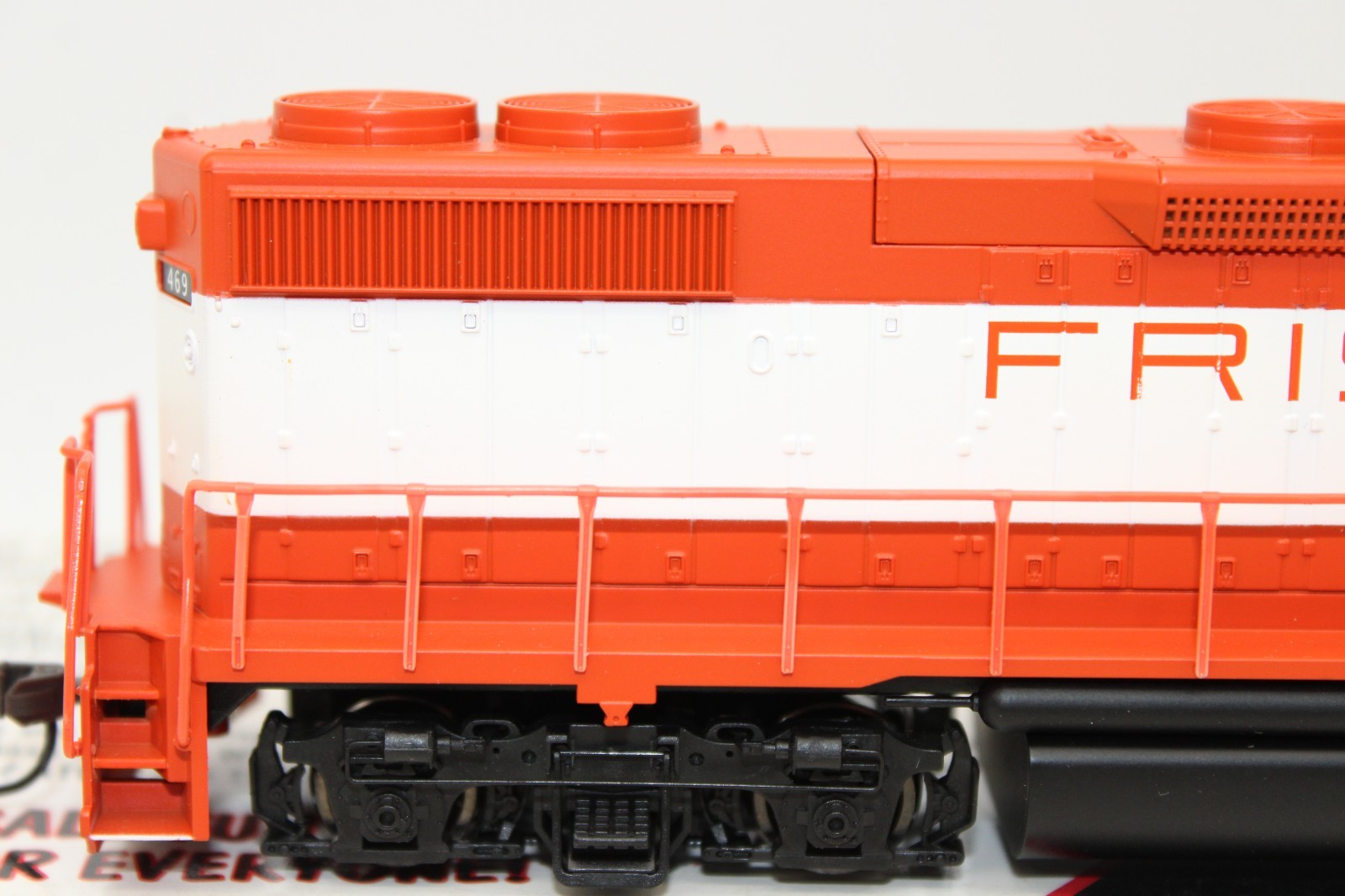 Atlas HO Scale Frisco EMD GP38-2 Diesel Locomotive #469 DCC Ready LED