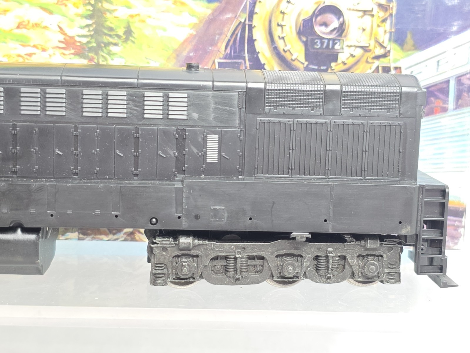 Athearn HO 4300 Undecorated FM H24-66 Trainmaster Diesel Loco Runs Well Ex/Box